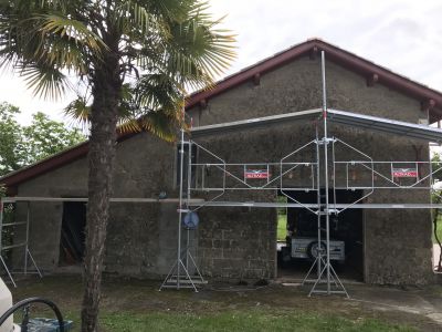 Nettoyage de façades - Montsoué (40)
